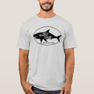 Grote opa Shark T-shirt