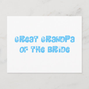 Grote opa van de Bride Briefkaart