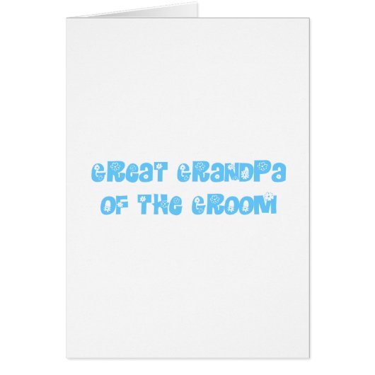 Grote opa van de Groom (Voorkant)