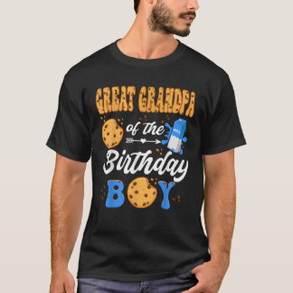 Grote Opa Van De Verjaardag Jongen Melk Koekjes 1e T-shirt