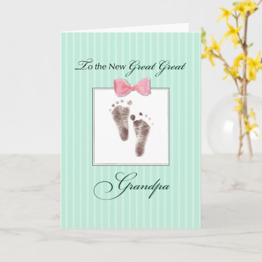 Grote opa van Grote kleindochter Kaart (Gele Bloem)