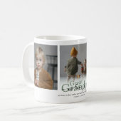 Grote Opa 'We Love You' 3 Fotocollage Koffiemok (Voorkant links)