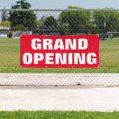 Grote opening Adverteren Nieuwe Zaken Rood Wit Spandoek (Insitu)