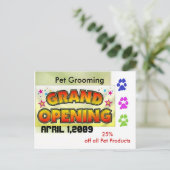 Grote opening briefkaart (Staand voorkant)