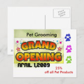 Grote opening briefkaart (Voorkant / Achterkant)