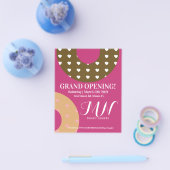 Grote opening Donut Shop Event Flyer (Enkel)
