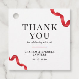 Grote opening Favor Tag Bedankjes Labels