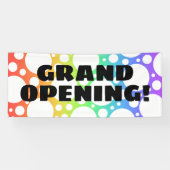 Grote opening! Fun Rainbow Banner (Horizontaal)