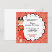 Grote opening in Japan Kaart (Voorkant / Achterkant)