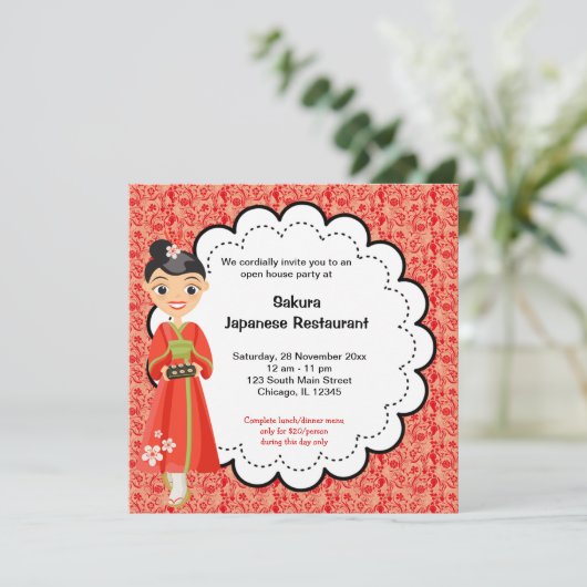 Grote opening in Japan Kaart (Staand voorkant)