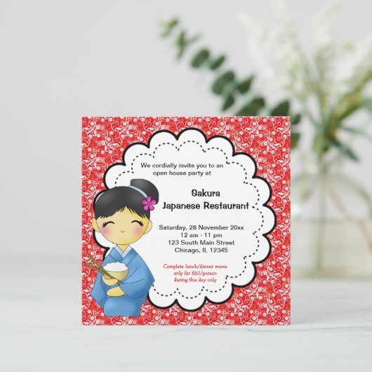 Grote opening in Japan Kaart (Staand voorkant)