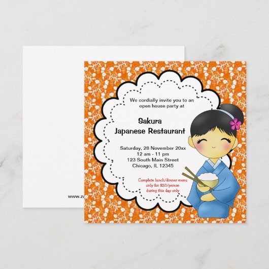 Grote opening in Japan Kaart (Voorkant / Achterkant)