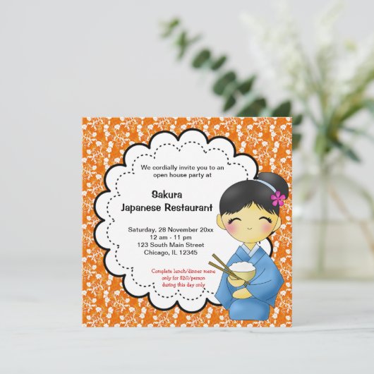 Grote opening in Japan Kaart (Staand voorkant)