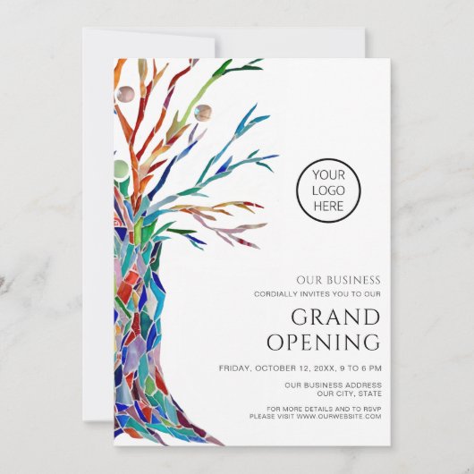 Grote opening kaart (Voorkant)