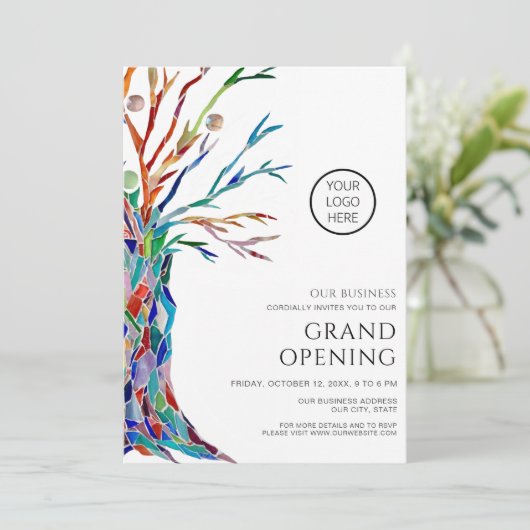 Grote opening kaart (Staand voorkant)