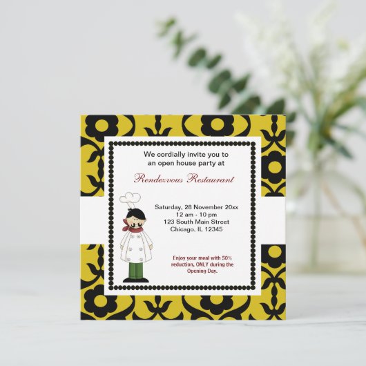 Grote opening kaart (Staand voorkant)