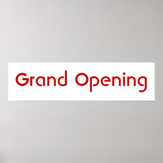 Grote opening poster (Voorkant)