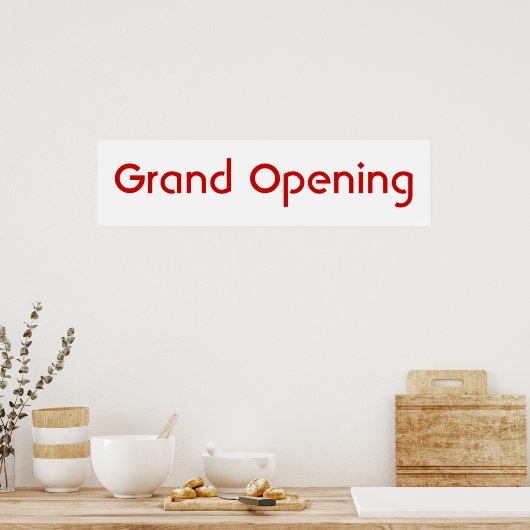 Grote opening poster (Keuken)
