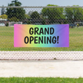 GROTE OPENING! Rainbow Banner (Insitu)