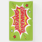 Grote opening spandoek (Verticaal)