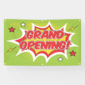 Grote opening spandoek (Horizontaal)