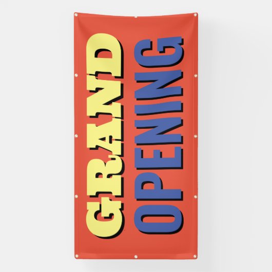 Grote opening spandoek (Verticaal)