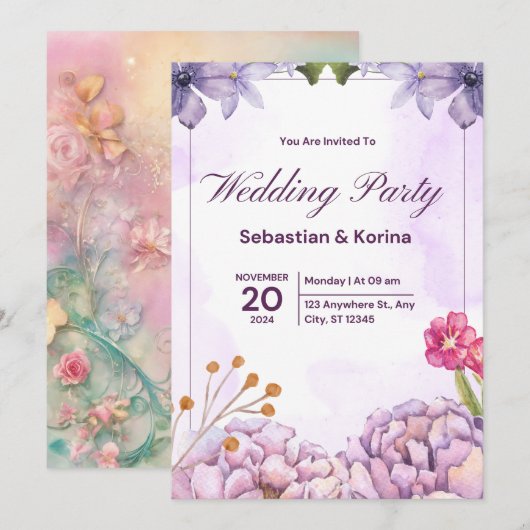 Grote opening van MK Mode Store Kaart (Voorkant / Achterkant)