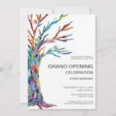 Grote opening voor bedrijf kaart (Voorkant)
