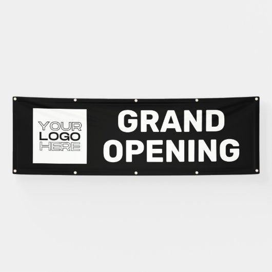 Grote opening voor nieuwe winkel - Logo buitenshui Spandoek (Horizontaal)