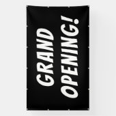 Grote opening zwart! Banner (Verticaal)