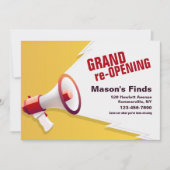 Grote openingsaankondiging kaart (Voorkant)