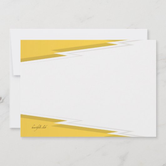 Grote openingsaankondiging kaart (Achterkant)