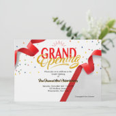 Grote openingsaankondiging kaart (Staand voorkant)