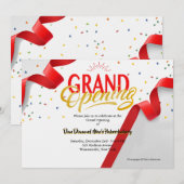 Grote openingsaankondiging kaart (Voorkant / Achterkant)