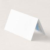 Grote openingsceremonie met fluiter met kaart/foto visitekaartje (Achterkant)