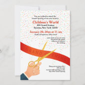 Grote Openingsuitnodiging Kaart (Voorkant)