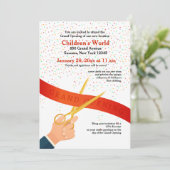 Grote Openingsuitnodiging Kaart (Staand voorkant)