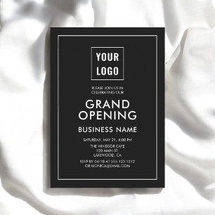 Grote Openingsuitnodiging Logo Professional Kaart