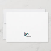 Grote openingsuitnodigingen voor Realty Kantoor Kaart (Achterkant)