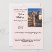 Grote optocht Autograph Kaart | Roos Gold Blush (Achterkant)