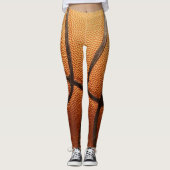 Grote Oranje Basketball, Leggings (Voorkant)