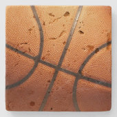 Grote Oranje Basketball, Stenen Onderzetter (Voorkant)