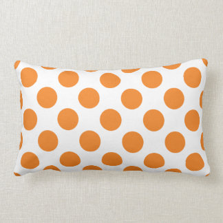 Grote Oranje pokstippen Kussen