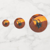 Grote Oranje pompoen Confetti (Voorkanten)