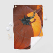 Grote Oranje Pompoen Golfhanddoek (Insitu)
