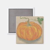 Grote Oranje pompoen Magneet (Voorkant / Achterkant)