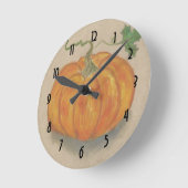 Grote Oranje pompoen Ronde Klok (Hoek)