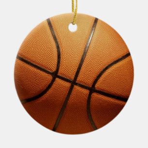 Grote Oranje traditionele Basketball, Keramisch Ornament