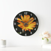 Grote Oranje ventilatorwandklok Klok (Huis)