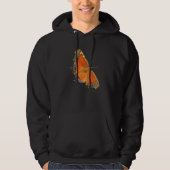 Grote Oranje vlinder Hoodie (Voorkant)